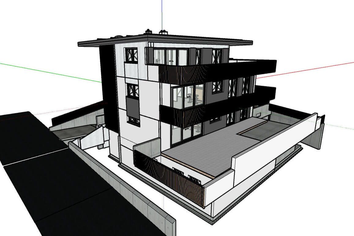 Bild 3D Modell in Bearbeitung