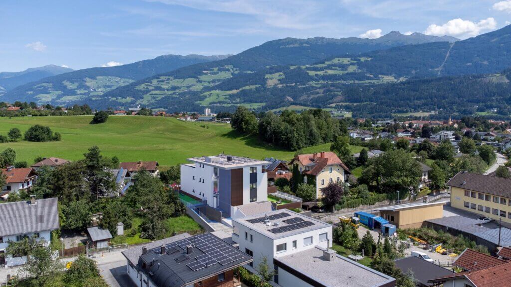 Mehrparteienhaus Absam Krippstraße 32 Aussicht Inntal